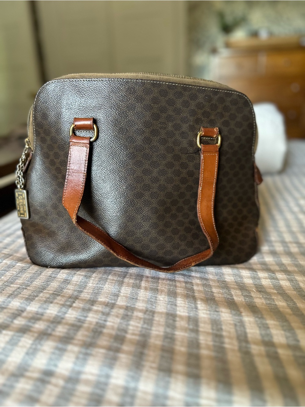 CELINE Macadam dome vintage handbag